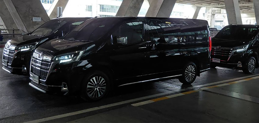 GateZip VIP fleet ready for private airport transfer at Suvarnabhumi International Airport